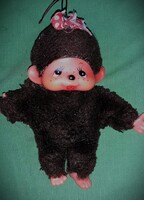Aranyos ritka méretű magyar akár autóba is függeszthető retro MONCSICSI baba 15 cm a képek szerint