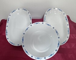 Alföldi kék magyaros retro 2 virslis + 1 kocsonyás tányér
