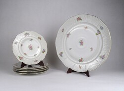 1T470 Kínai almafa POMMIER CHINOIS mintás Herendi porcelán süteményes készlet