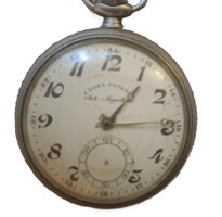 Doxa Patent Anti-Magnetique zsebóra – 24 órás számlappal – 1925–1935 – 15 köves svájci szerkezet
