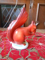 Hollóházi porcelán mókus