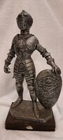 Régi középkori lovag szobor 2 (L5753)