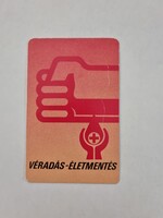 VÖRÖSKERESZT 1987. évi kártyanaptár Május 8. VÖRÖSKERESZT VILÁGNAP VÉRADÁS-ÉLETMENTÉS