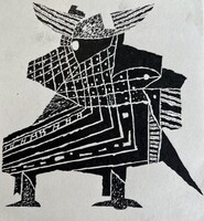 Szemethy Imre fametszet