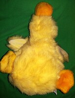 Retro magyar kisipari S-MODEX lusta fekvő pihe-puha kacsa -kispárna- 27cm plüss figura képek szerint