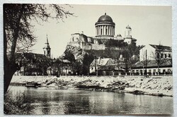 Esztergom - Kisduna látképe Bazilikával  / retro  fotó képeslap   196?