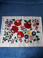 Kalocsai hímzésű retro díszpárna huzat