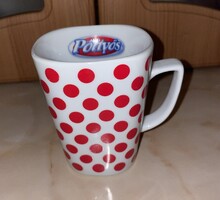 Pöttyös eredeti porcelán bögre csésze 1.