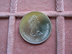 Canada, silver 5 dollar coin 1974, summer olympics, montréal 1976. (24.3 G, 0.925) original!