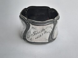 Antik 800-as ezüst szalvétagyűrű