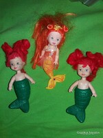 GYÖNYÖRŰ BABACSOMAG MINŐSÉGI Mattel ,SIMBA kicsi Barbie sellő babák 3 db egyben a képek szerint