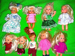 GYÖNYÖRŰ BABACSOMAG MINŐSÉGI Mattel ,SIMBA és HASBRO kicsi Barbie babák 9 db egyben a képek szerint
