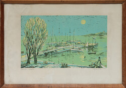 Csavlek András: Füredi móló, 1973