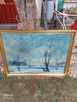 Téli táj Gábri Albert