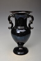 Török László art deco két füles kerámia váza 28,5 cm Mezőtúr