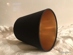 LÁMPABÚRA - ÚJ - CSILLÁR - 14 x 14 x 11 cm  - ANTIK ARANY BELSŐ - MELEG FÉNY