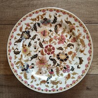 Antik Zsolnay Perzsamintás dísztányér