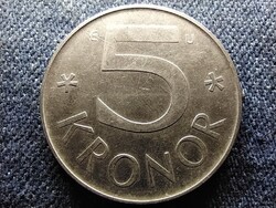 Svédország XVI. Károly Gusztáv (1973-) 5 Korona 1983 U