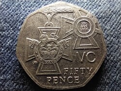 Anglia Viktória kereszt 50 Penny 2006