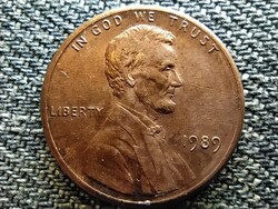 USA Lincoln Emlékmű 1 Cent 1989