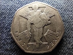 Anglia Viktória kereszt 50 Pence 2006