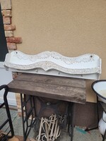 Antik paraszt polc, fűszertartó, tálas