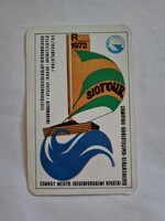 SIÓTOUR Somogy megyei Idegenforgalmi Hivatal 1972. évi kártyanaptár