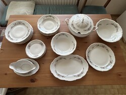 Walbrzych lengyel porcelán 24 db-os étkészlet