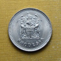 Rhodesia Rodézia 1975 10 cent