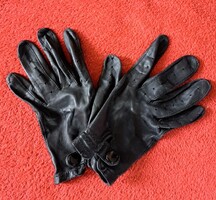 Retro bőr autós kesztyű unisex