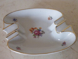 Régi kőbányai jelzett porcelán hamutál, dísztárgy