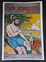 Reklám-platkát:Stubnyai Fenyő Sósborszesz Detrich Endre gyógyszerész  - Globus Nyomda 1979