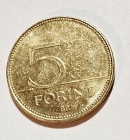 2021 75 éves a forint 2 db 5 forintos