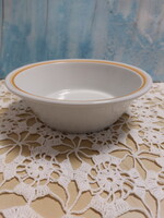 Alföldi sárga csíkos porcelán gulyás, leveses, kocsonyás tányér