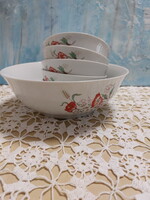 Alföldi pipacs mintás, virágmintás kompótos, savanyúságos készlet