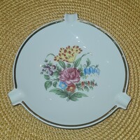 Hollóházi retro hamutál, 15cm átmérőjű