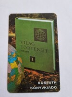 KOSSUTH KÖNYVKIADÓ 1984. évi kártyanaptár