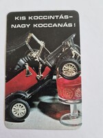 ÁLLAMI BIZTOSÍTÓ-MAGYAR VÖRÖSKERESZT-ORSZÁGOS KÖZLEKEDÉSBIZTONSÁGI TANÁCS 1984. évi kártyanaptár