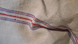 Csikos szöttes vászon anyag 4.20 méter