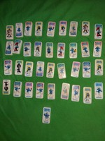 RETRO TESCO gyűjthető DOMINO HUPIKÉK TÖRPIKÉK kockák 37 db EGYBEN a képek szerint