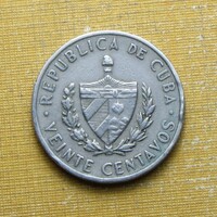Kuba 1962 20 centavos