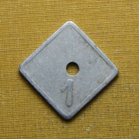 Baromfiipar BARNEVÁL bárca 1 érték szögletes - Kossuth címer