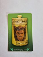 NAPHEGY GYÓGYSZERTÁR Budapest 2012. évi kártyanaptár -Ópiumos tégely