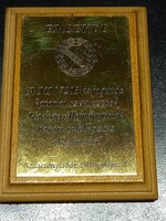 Katonai emlék plakett