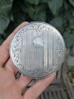 Gyönyörű púdertartó, ezüst tükör