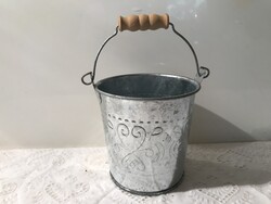 KANNA - ALKUKÉPES - BÁDOG - DOMBORNYOMOTT - 10 x 10 cm + FÜL - 6 cm  - ÚJSZERŰ