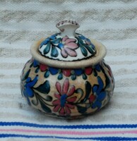 Hollóházi Majolica Town MWHM Marked Miniature Ring Holder