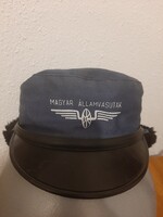 Retro "Magyar Államvasutak" MÁV vasutas téli sapka "ushanka, usanka, usánka"