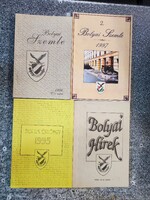 Bolyai Évkönyv 1995 / szemle / hirek 1996-1997. 4 könyv.Bolyai János Katonai Műszaki Főisk. Kiadvány