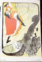 Toulouse Lautrec: Jane Avril - múzeumi nyomat